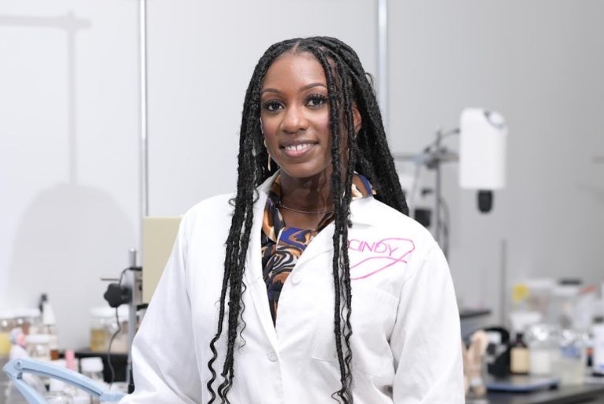 Professional Headshot of Cynthia J., a UC Masters in Cosmetic Science Graduate.